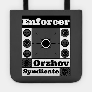 Orzhov Syndicate | Enforcer | MTG Guild Black & White on Grey Design Tote