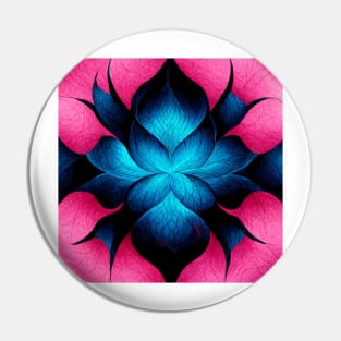 Texture Pink and Blue Surrealism Pin