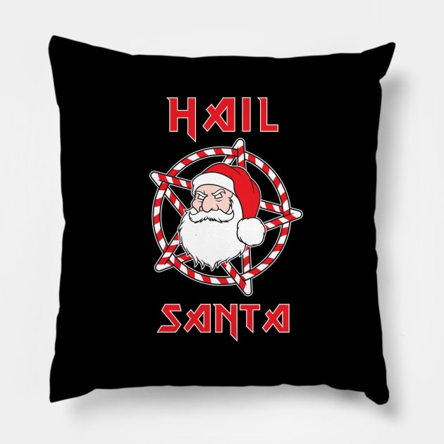 Hail Santa Pillow by Woah_Jonny