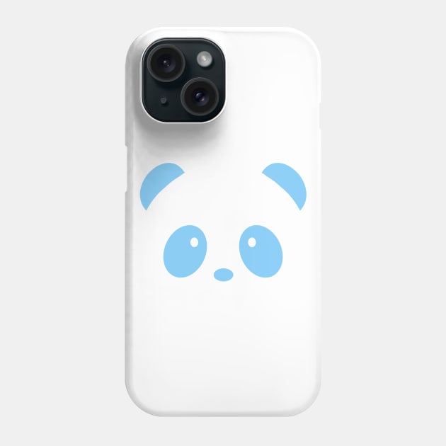 Cute Blue Panda Design Phone Case by Jasmine Anderson