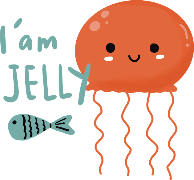 Jelly Fish Kids T-Shirt by Lish Design