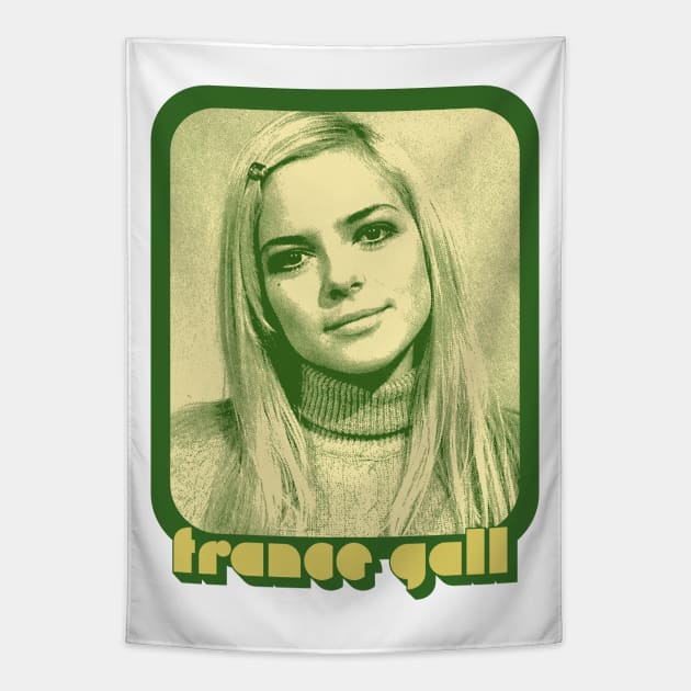 France Gall / Original Retro Style Design Tapestry by DankFutura