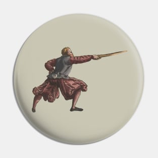 The Swordsman's Challenge - HEMA Inspired Pin