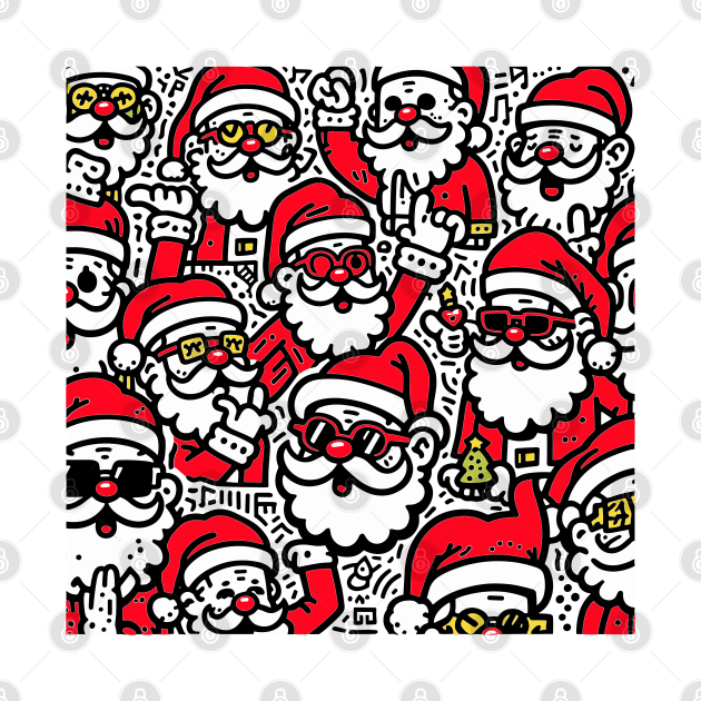 Santa Claus Doodle by Artilize
