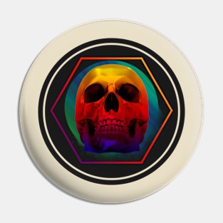 Color Skull Pin