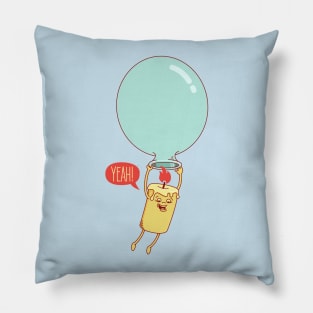 flying candle Pillow