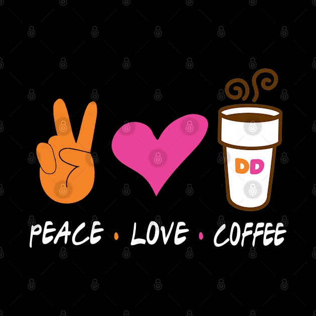 Dunkie Junkie Peace Love Coffee by little.tunny