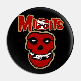 San Francisco Punk Rock Football Pin