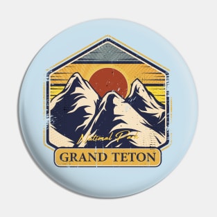 The Jackson Hole Exclusive Wyoming Mountains Lovers Pin