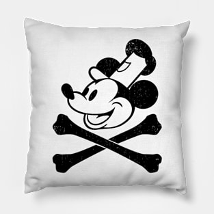 STEAMBOAT WILLIE JOLLY ROGER Pillow