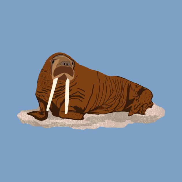 Pacific Walrus by artsandherbs