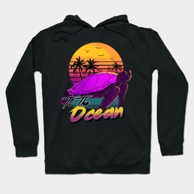 Vsco Girl Sea Turtle Synthwave Vaporwave Ocean Retro Wave Vsco
