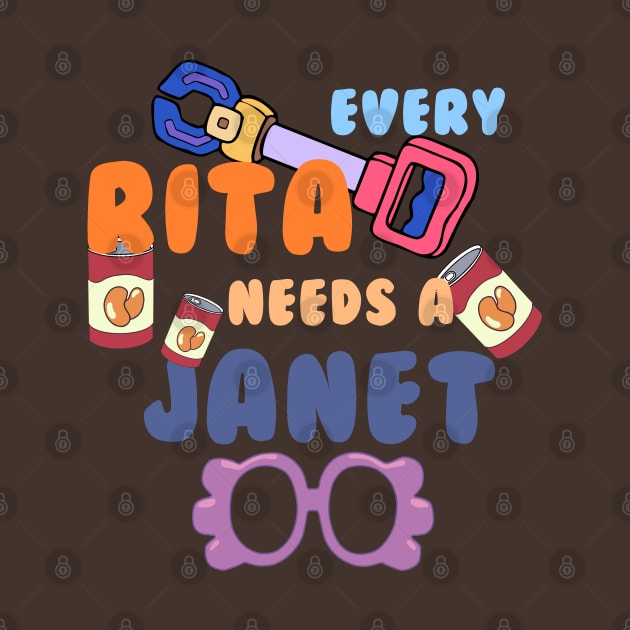 Every Rita Needs A Janet by Karl Doodling