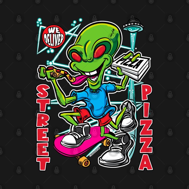 Street Pizza by eShirtLabs