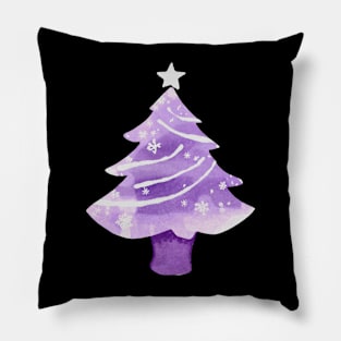 Purple Christmas Pillow