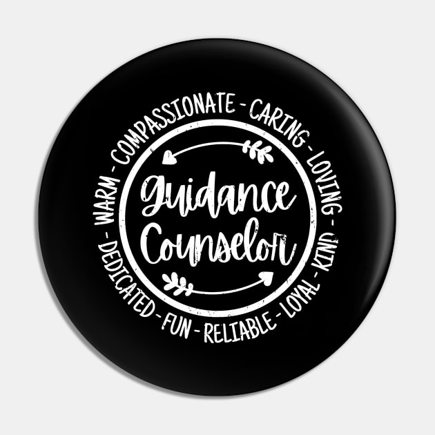 Guidance Counselor School Counseling Vintage Gift Pin by HeroGifts