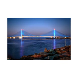 Twilight Reflection of the Indian River Bridge T-Shirt