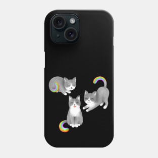 Happy Rainbow Cats Phone Case