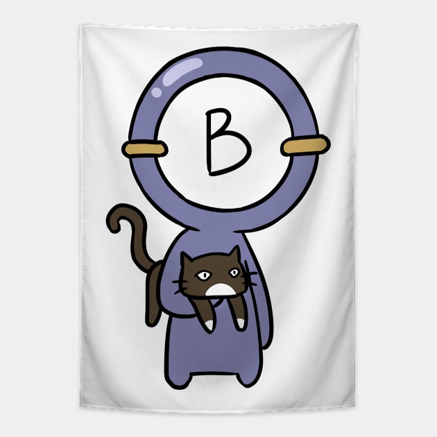 B blood type Tapestry by Oricca