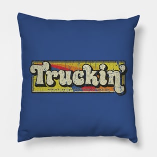 Truckin' Magazine 1975 Pillow