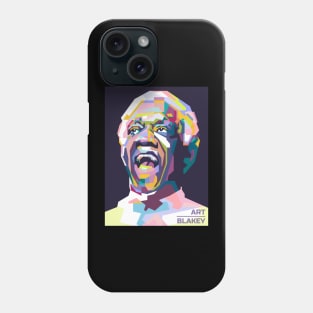 Abstract Popart Art Blakey in WPAP Phone Case