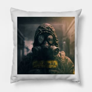 Sinister Biohazard Pillow