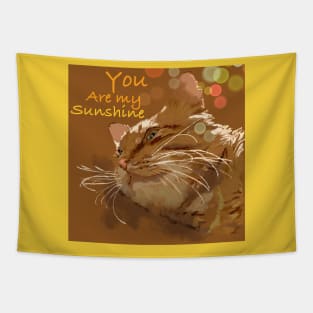 Sunshine Cat Tapestry