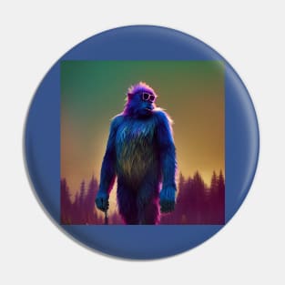 Dope Sasquatch in Nature Pin