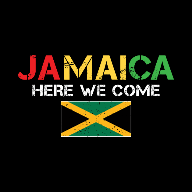 Jamaica Here We Come Matching Jamaican Family Vacation Trip by MetalHoneyDesigns