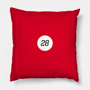 Race number 28 Pillow