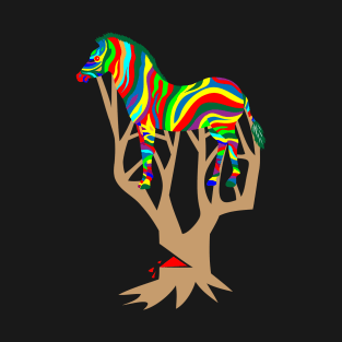 Irony of Life 01 - Zebra tree T-Shirt