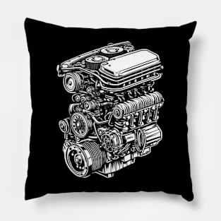 Car Engine Pillow