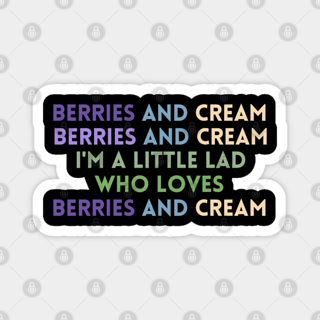 Berries and Cream For a Little Lad Magnet by BobaPenguin