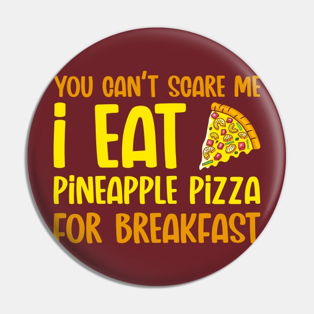 Scared Pineapple Pizza Pin by nickbeta