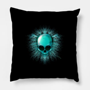 Ghost Skull Pillow