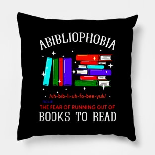 Abibliophobia Pillow