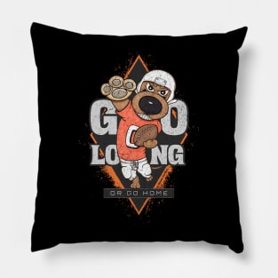 Cute Funny Doxie Dachshund Dog Football Pillow