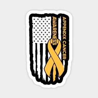 Appendix Cancer Awareness Flag Appendix Cancer Magnet