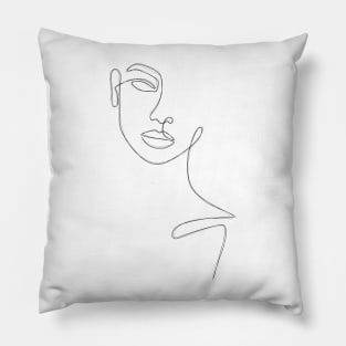 Lady Sketch Pillow