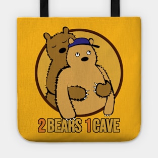 2 bears hugging Tote