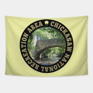 Chickasaw National Recreation Area circle Tapestry