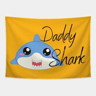 Cartoon Chracter Daddy Shark Tapestry