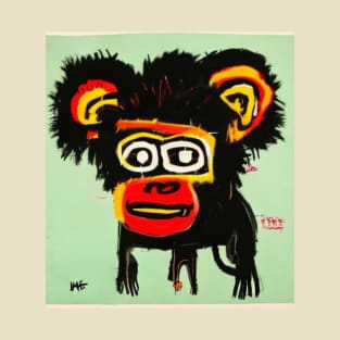 Baby Monkey Street Art T-Shirt