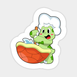 Turtle Chef Cooking pot Magnet