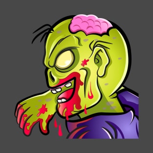 zombie eating T-Shirt