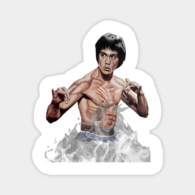 Lee Legend Jeet Kune Do Movie Bruce Be Water Magnet by Garmentcrooks