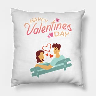 Happy Valentines Day Pillow