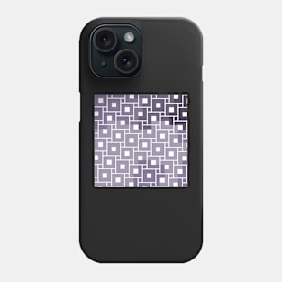 rectangular and squared patterned textile abstract design Phone Case