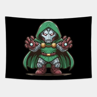 Iron Doom Iron Man x Dr. Doom Mashup up fan art Tapestry