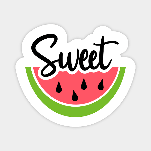 Sweet Watermelon Magnet by CeeGunn